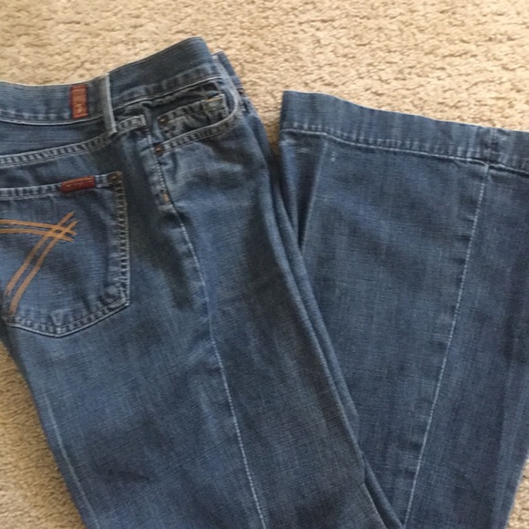 7 for all man kind jeans Flare - Picture 4 of 5